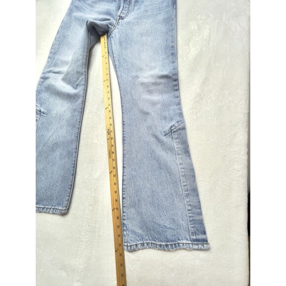 Levi's Premium Ribcage Split Flare Women's Size 30 Buttonfly High-Rise Jeans - Picture 14 of 16